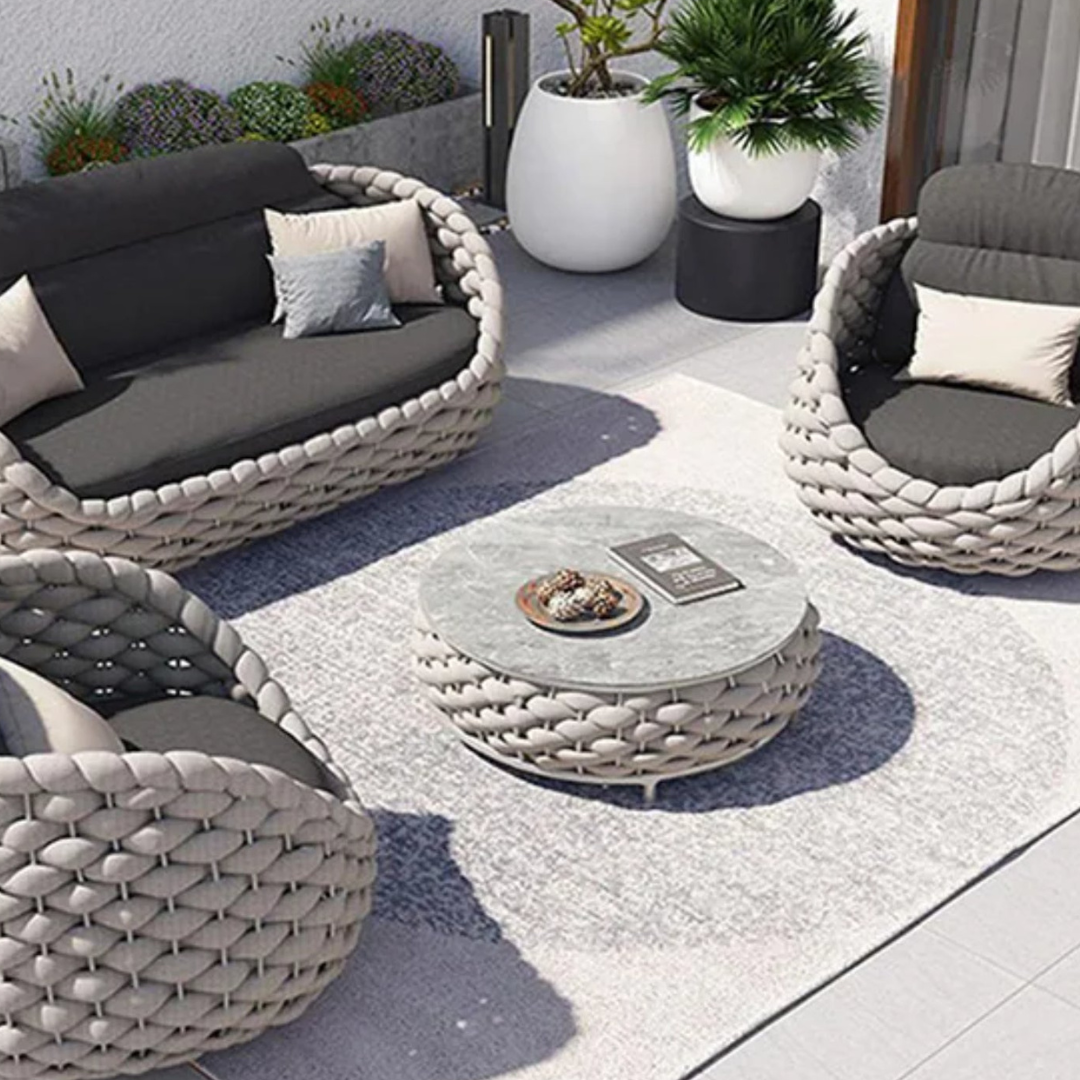 Nordic Garden 3 piece Outdoor Furniture Set