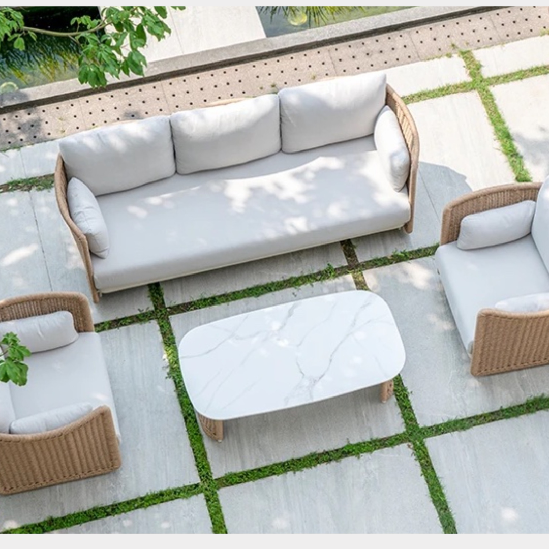 Arnie Wicker Rattan Modern Luxury Outdoor Furniture