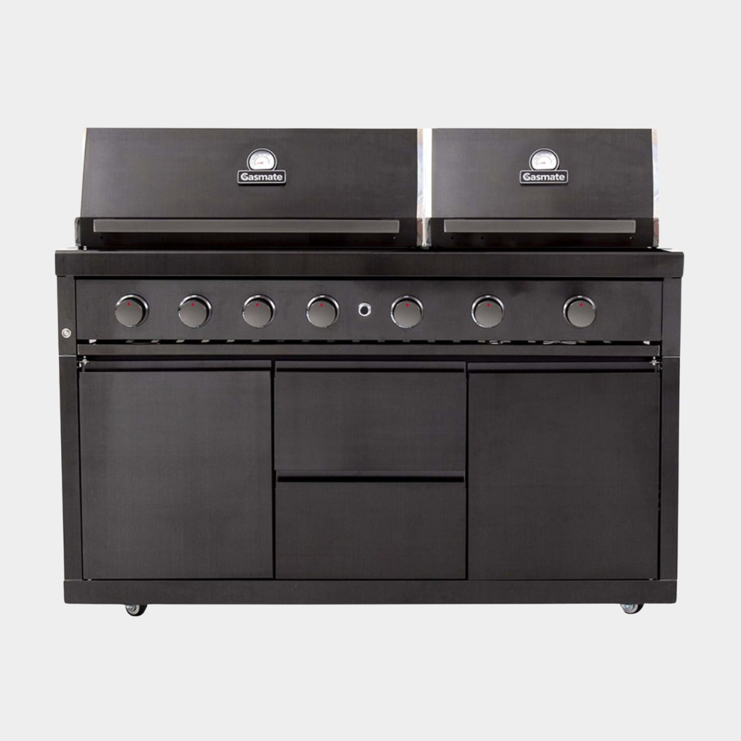 Grilla Nova Graphite 6 Burner Twin Hood BBQ